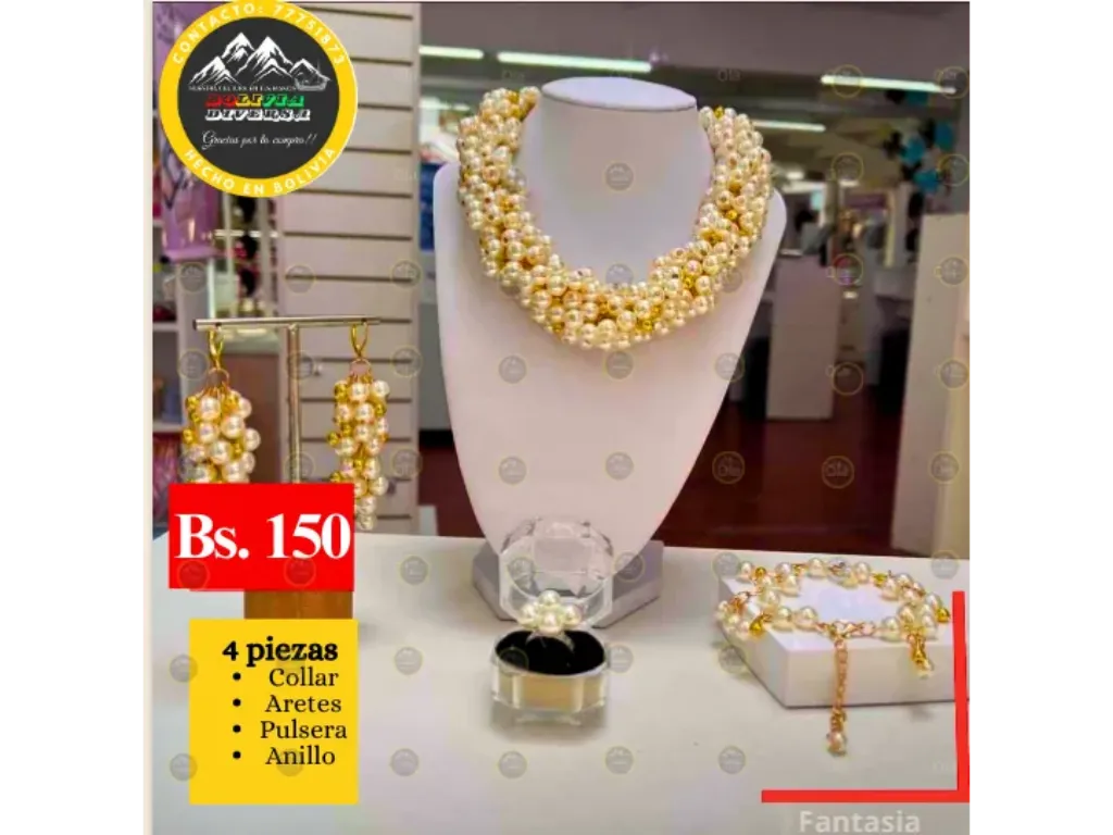4 PIEZAS PORCELANA FRIA