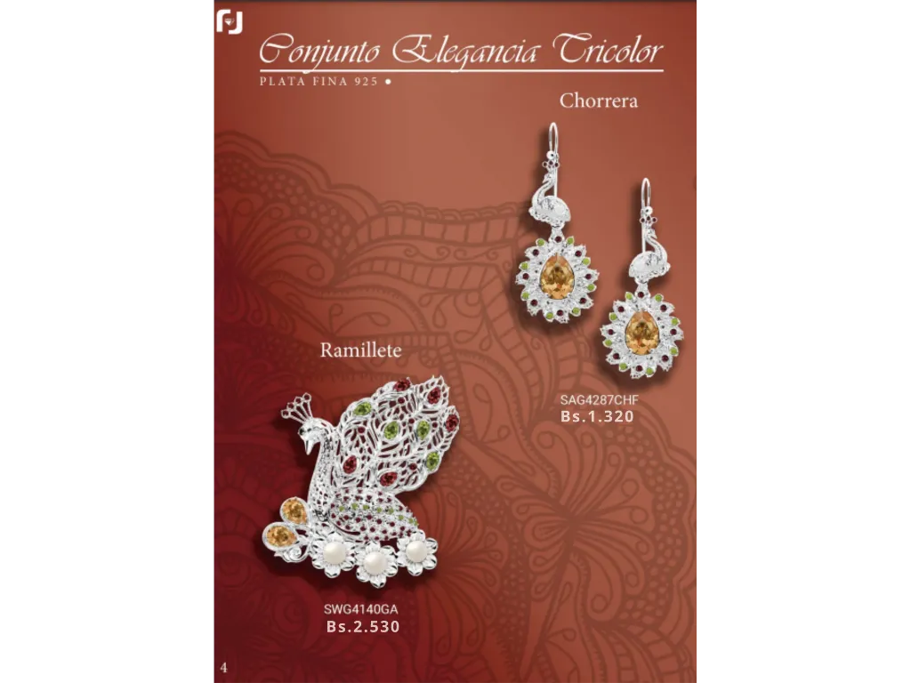 CONJUNTO ELEGANCIA TRICOLOR