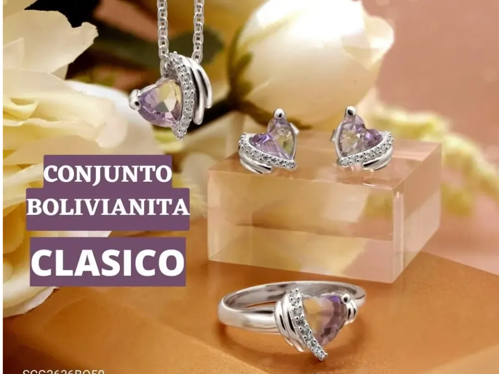 Conjunto Bolivianita Corazón 