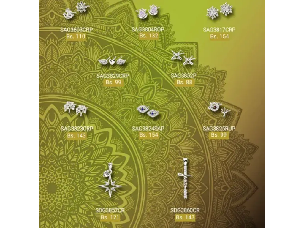 ARETES Y DIJES SUELTOS