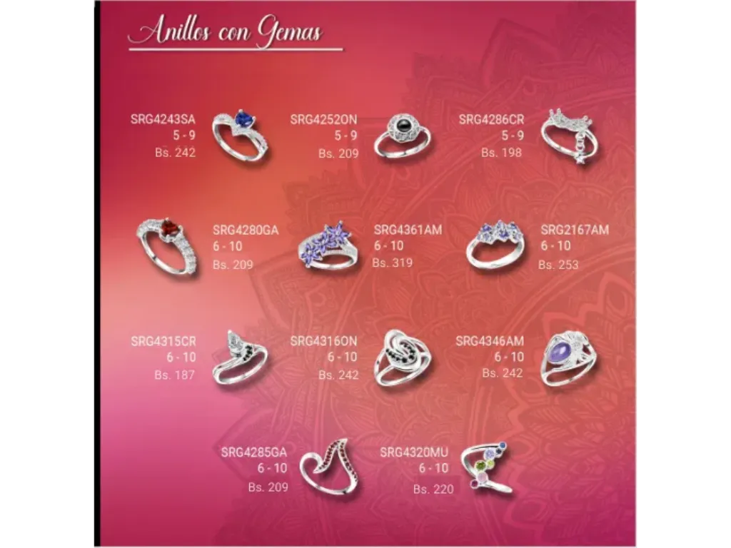 ANILLOS CON GEMAS