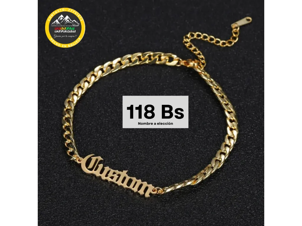 PULSERA/ESCLAVA DE ACERO INOXIDABLE