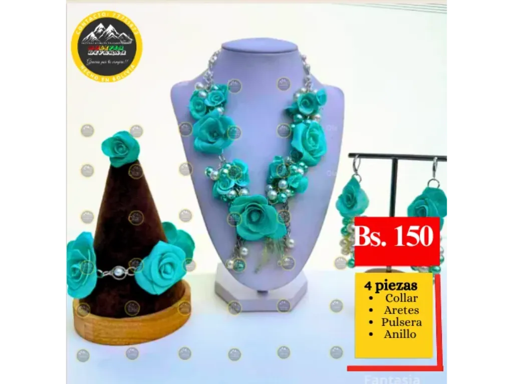4 PIEZAS PORCELANA FRIA