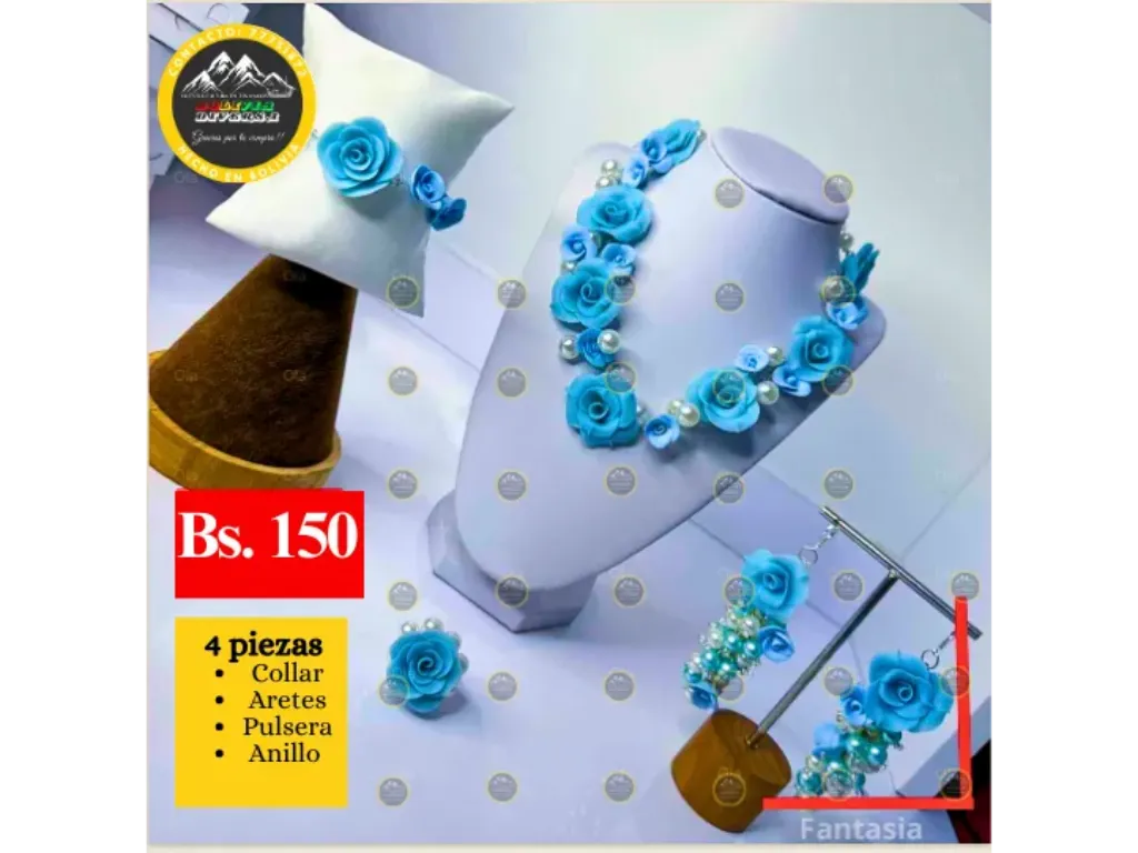 4 PIEZAS PORCELANA FRIA