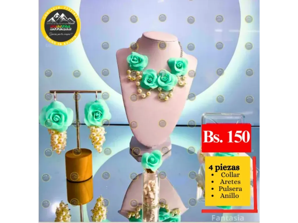 4 PIEZAS PORCELANA FRIA