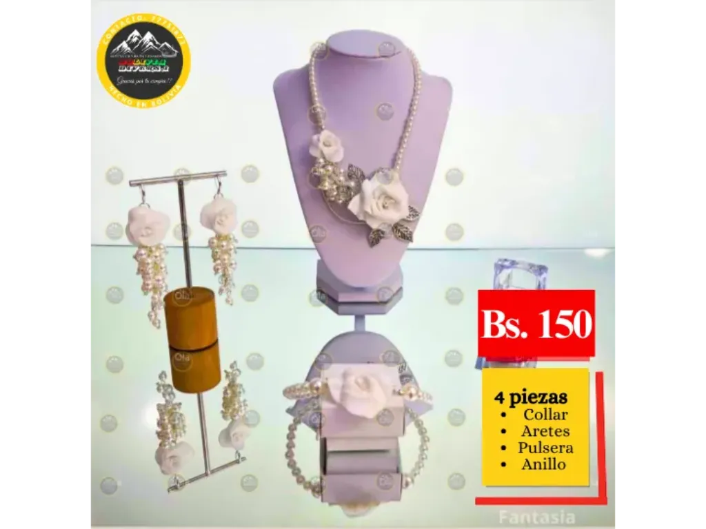 4 PIEZAS PORCELANA FRIA