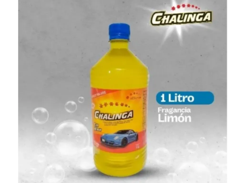 Detergente para Autos chalinga Fragancia Limón 1Litro
