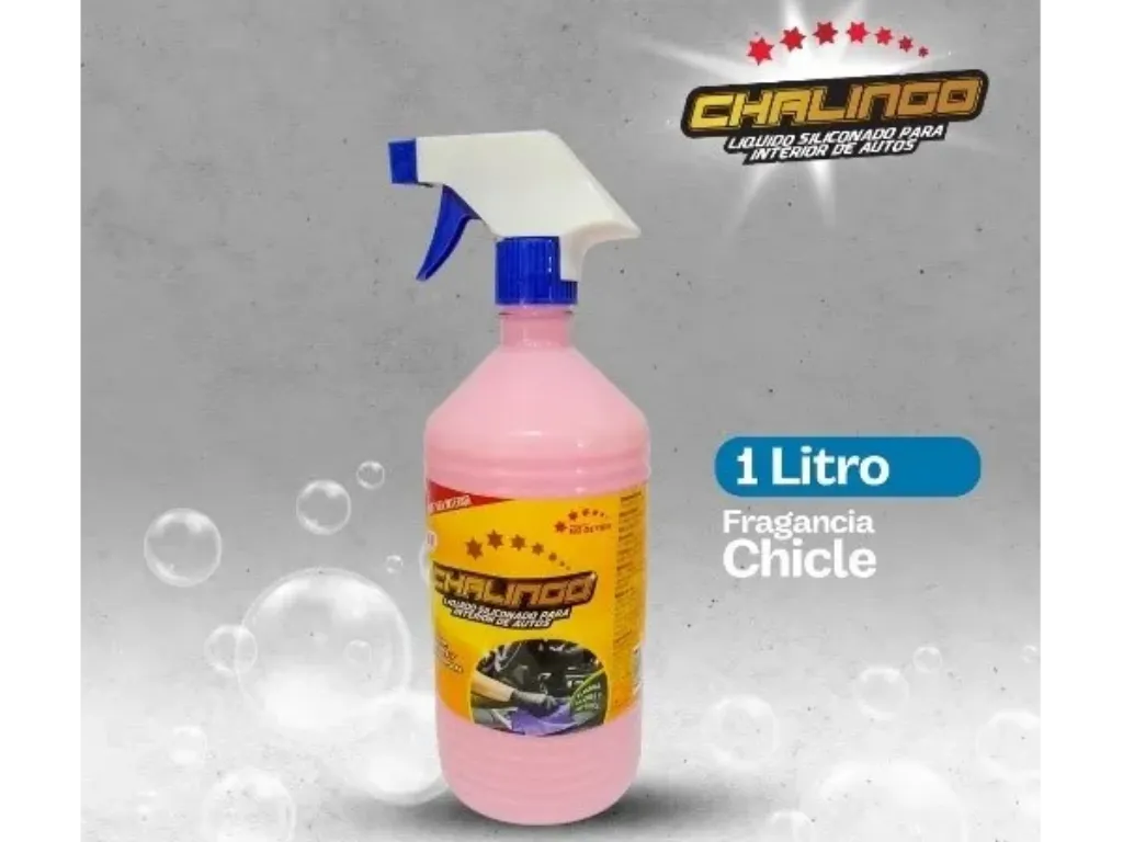 Siliconado para Interior de autos chalingo Fragancia Chicle 1 Litro