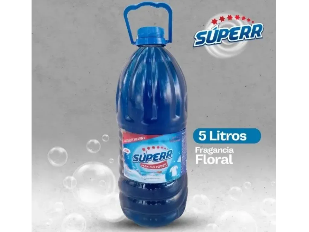 Detergente para ropa Superr Fragancia Floral 5 Litros