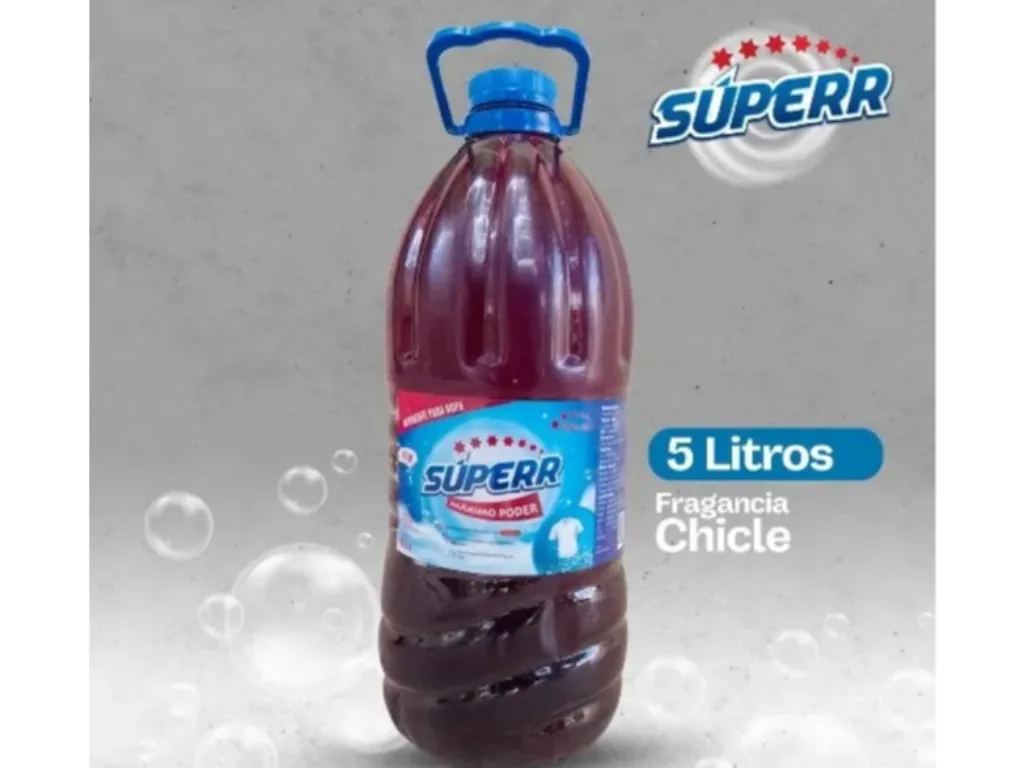 Detergente para ropa Superr Fragancia Chicle 5 Litros
