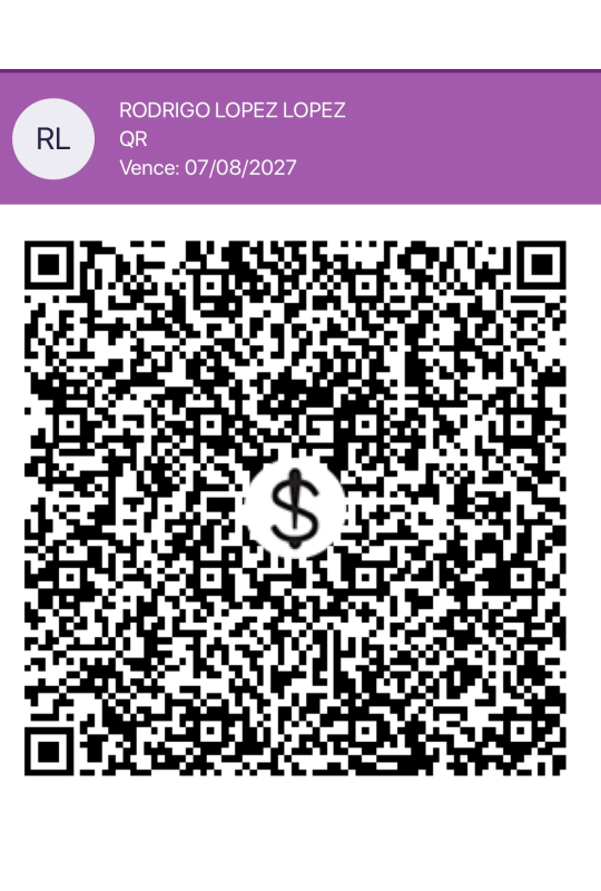 Código QR de pago