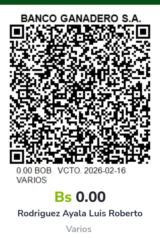 Código QR de pago