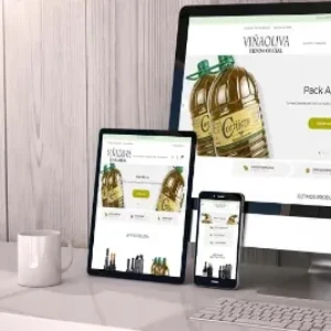 Tienda virtual y pagina web (IA) + 3 tarjetas digital