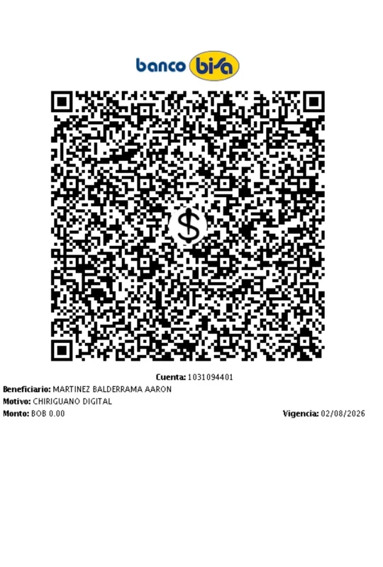 Código QR de pago